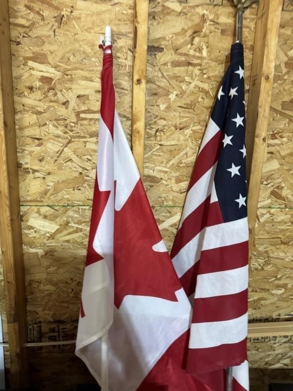 CANADIAN & USA FLAGS