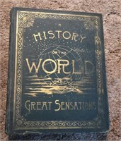 A HISTORY Of The World -1887 Book