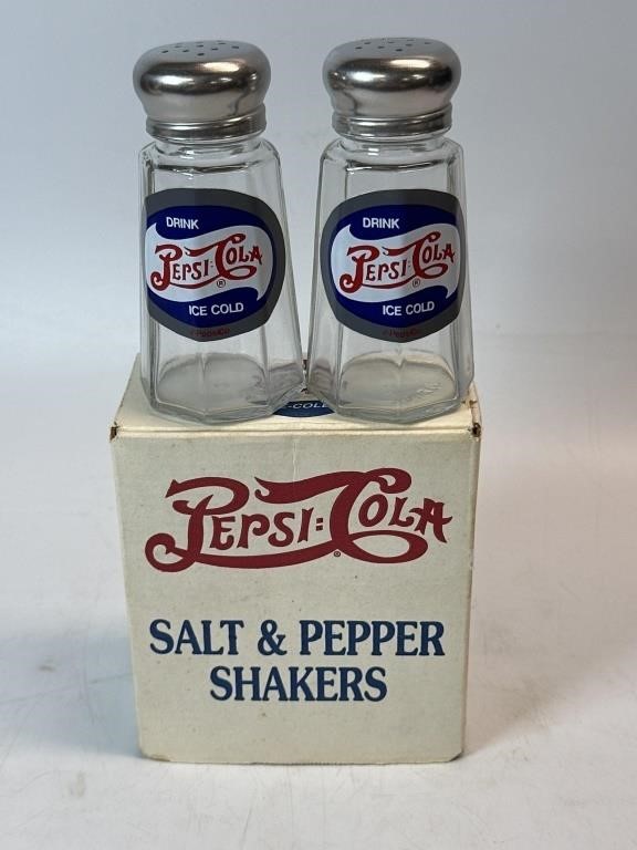 Pepsi-Cola Salt and Pepper Shakers New In Box