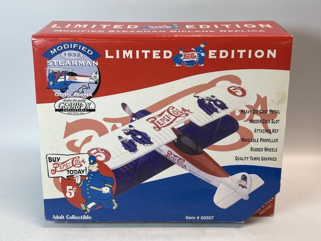 Die Cast Collectible Pepsi Bank In Blister Pack