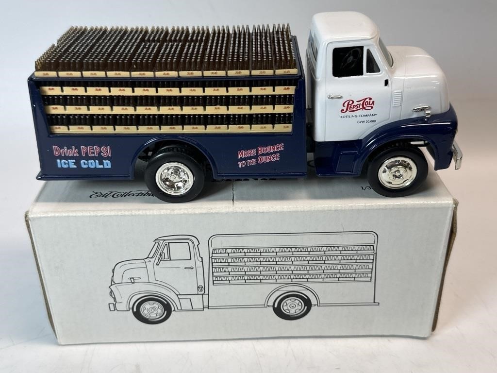 Ertle Diecast 1953 Ford Beverage Truck Bank 1/30