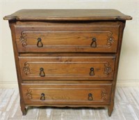 Louis XV Style Oak Commode.