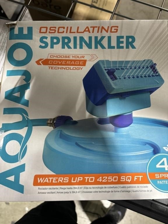 Aqua Joe Oscillating Sprinkler on Sled Base