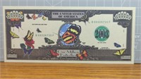 1 million butterflies banknote