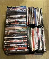Box of DVDs includes titles such as Casino
