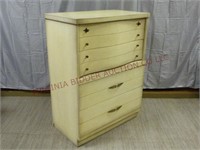 Mid Century Serpentine Front Chest of Drawers