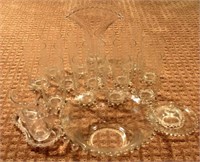 20 Pieces assorted Candlewick glass by Imperial