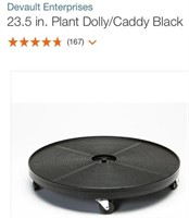 23.5 in. Plant Dolly/Caddy Black