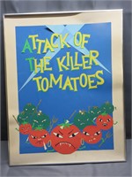 Attack of the Killer Tomatoes Movie Poster Custom