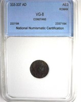 333-337 AD Constans NNC VG8 AE3