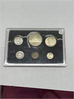 1966 Canada 6 coin set Silver Dollar etc.