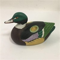 Hand Painted Porcelain Duck