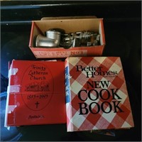 Meat chopper & cookbooks