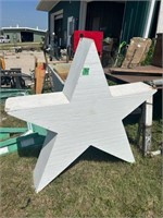 Wooden White Star