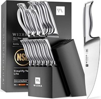 Wizeka 12-pc  Knife Block Set $100