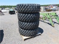 (4) Michelin 395/85R20 Tires