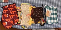 Assorted Collection of Quilted Oven Mits