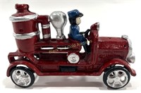 Vintage Cast Iron Firetruck Toy / Collectable