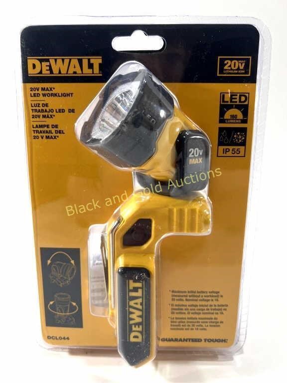 New DeWALT 20V Lithium Ion LED Work Light