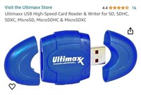 Ultimaxx USB High-Speed Card Reader & Writer