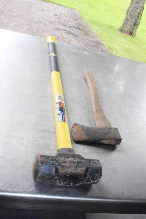 6 lb sledgehammer & hatchet