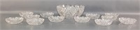 Superb American Brilliant Cut Crystal Berry Set