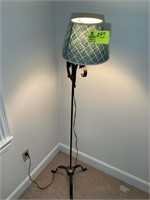 ROT IRON FLOOR LAMP 58 IN TALL