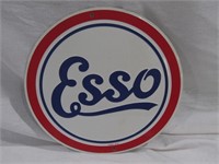 Esso 12" Dia Metal Sign