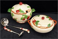 FRANCISCAN Pottery "Apple" Serving Pieces