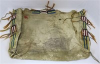 19TH C CHEYENNE, POSSIBLE BAG, PONY AND SEED