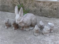 CONCRETE BUNNY FAMILY