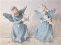 2 Verithin Japanese Ceramic Angels