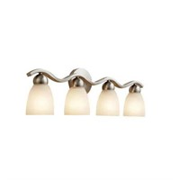 Allen+Roth 4-Light Nickel Vanity Light $125