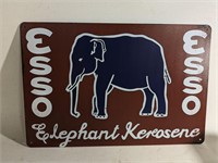 Esso Kerosene Elephant Repro tin sign