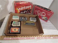 Yahtzee Game - UNO Game - Decks of Cards