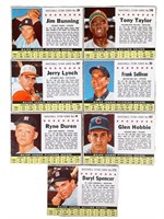 7- 1961 Post Cereal Baseball Cards