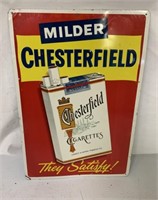 Chesterfield Cigarettes adv. Metal sign