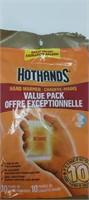 HOTHANDS HAND WARMER 10 PAIRS