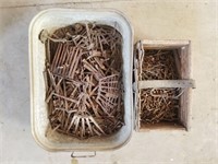 Old square nails