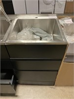 Freestanding Laundry Sink with Faucet