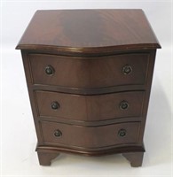 English Bow Front 3 Drawer Stand
