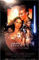Autograph Star Wars Attack of the Clones Poster