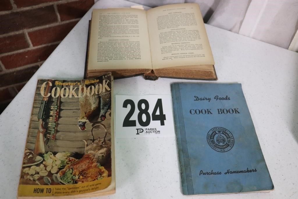(3) Vintage Cook Books(R1)