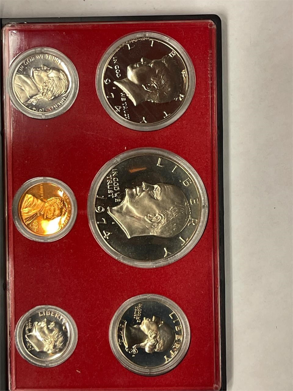 1974 Eisenhower Silver Dollar Set