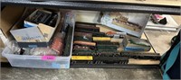 VERY LARGE LOT OF TRAINS / TRACK BOXES ETC