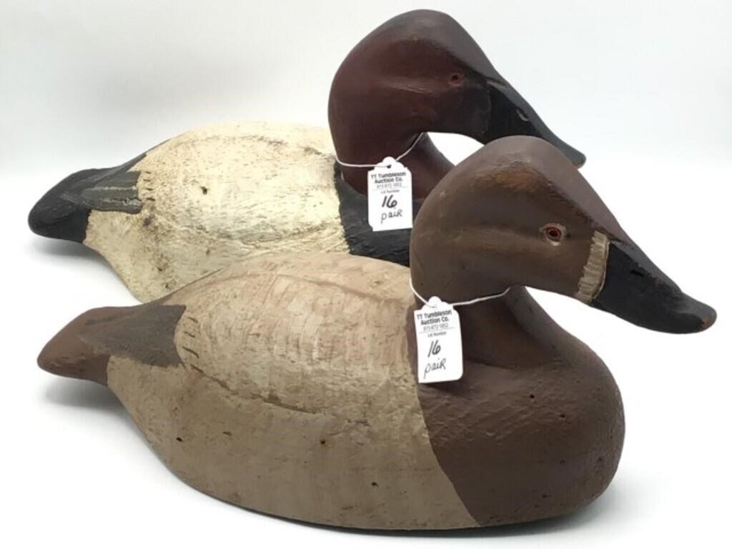 Pair of Wisconsin Canvasbacks