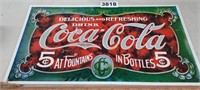 COCA COLA METAL SIGN