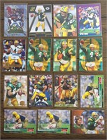 (15) Brett Favre Cards (1 Rookie)