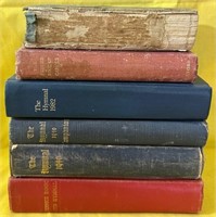 M - LOT OF 6 VINTAGE BOOKS (LB4)