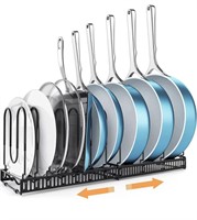 ORDORA Pots and Pans Organizer: Rack for Cabinet,
